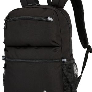 High Sierra Abbreviate Backpack, Laptop Bookbag for Travel, Black, One Size